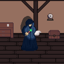 My project in Introduction to Character Design in Pixel Art course. Un projet de Conception de personnages, Jeux vidéo, Pixel art , et Conception de jeux vidéo de Mykhailo Miahkov - 06.10.2021