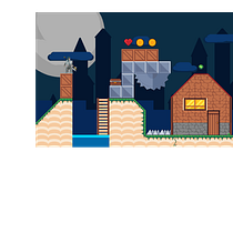 Mi Proyecto del curso: Creación de escenarios pixel art para videojuegos. 2D Animation, 3D Animation, Video Games, Pixel Art, Game Design, and Game Development project by Mario Villarreal - 10.12.2021