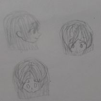 My project in Creation of Manga Characters course. Traditional illustration, Character Design, Comic, and Manga project by Lorie Bvera - 10.12.2021