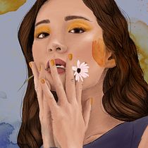 Mi Proyecto del curso: Retrato ilustrado con Procreate. Ilustração tradicional, Ilustração vetorial, Ilustração digital, e Desenho de retrato projeto de Irene España Labrador - 13.10.2021
