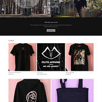 Mi Proyecto del curso: Filito Apparel con Shopify - Chile. Projekt z dziedziny Web design, Tworzenie stron internetow, ch, Marketing c, frow i  e-commerce użytkownika Misael González - 13.10.2021