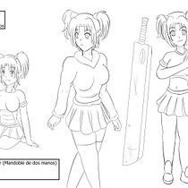 Mi Proyecto del curso: Creación de personajes manga. Traditional illustration, Character Design, Comic, and Manga project by Lucas Luna - 10.13.2021