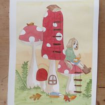 Mon projet du cours : Personnages animaux à l’aquarelle pour livres jeunesse. Traditional illustration, Watercolor Painting, and Children's Illustration project by sylvieclercq - 10.14.2021