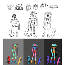 My project in 2D Animation with Photoshop: Draw, Camera, Action! course. Un progetto di Animazione, Animazione di personaggi e Animazione 2D di vakharia.kunal736 - 10.10.2021