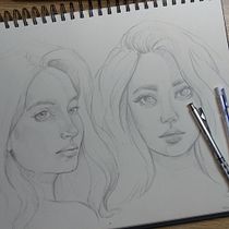 Mi Proyecto del curso: Sketchbook de retrato: explora el rostro humano. Projekt z dziedziny Sketching,  R, sunek, Portret,  R, sunek art, st, czn i Sketchbook użytkownika Mar Sotelo - 14.10.2021