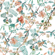 Mi Proyecto del curso: Motivos para repetir : flores silvestres amarillas. Un projet de Illustration traditionnelle, Création de motifs, Aquarelle , et Estampe de Maica Gv - 15.10.2021