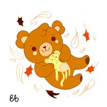 Meu projeto do curso: Ilustração kawaii: crie personagens adoráveis. Projekt z dziedziny Manga, Projektowanie postaci, Trad, c i jna ilustracja użytkownika Ester Falcone - 15.10.2021