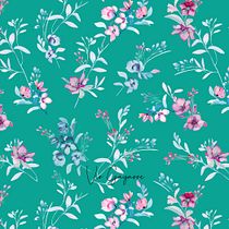Flores vaporosas. Técnica: acuarela . Pattern Design, Design de moda, Pintura em aquarela e Ilustração tradicional projeto de Virginia Soriano Gayarre - 15.10.2021