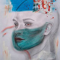 Mi Proyecto del curso: Retrato con técnicas mixtas: captura emociones y expresiones Ein Projekt aus dem Bereich Bildende Künste, Bleistiftzeichnung, Zeichnung, Porträtzeichnung, Realistische Zeichnung und Artistische Zeichnung von Ana Karina Moreno - 15.10.2021