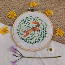 Mi Proyecto del curso: Bordado con needle painting: recrea la belleza de la vida salvaje. Un progetto di Ricamo e Illustrazione tradizionale di John John - 15.10.2021