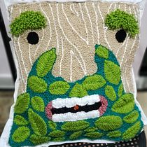 Mi Proyecto del curso: Bordado XL con aguja mágica "Barbudo" . Bordado, Decoração de interiores, e Punch needle projeto de Albina Muñoz Veas - 16.10.2021