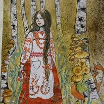 My project in Introduction to Children’s Illustration course. Traditional illustration, Fine Arts, Painting, Pencil Drawing, Drawing, Watercolor Painting, Children's Illustration, and Narrative project by eumenidea - 10.16.2021