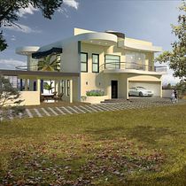 Mi Proyecto del curso: Técnicas de Matte Painting para ArchViz. Un progetto di Ritocco fotografico, Fotografia digitale, Architettura digitale, ArchVIZ, Fotomontaggio e Matte painting di Milfa Evelyn Ubiera de la Rosa - 16.10.2021