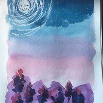 My project in Watercolor Techniques for Dreamlike Illustrations course. Projekt z dziedziny Trad, c, jna ilustracja,  R, sunek, Malowanie akwarelą, Ilustracja w i dawnicza użytkownika Cecilia Gustavsson - 16.10.2021