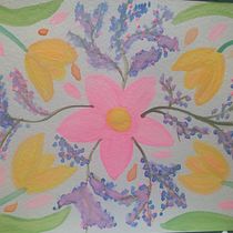 My project in Vibrant Floral Patterns with Watercolors course. Traditional illustration, Pattern Design, Watercolor Painting, and Botanical Illustration project by Cindy Posumah - 10.15.2021