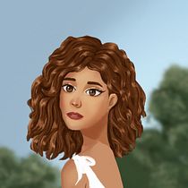 My project in Powerful Female Characters: Illustrating Confidence and Diversity course. Traditional illustration, Painting, Digital Illustration, Digital Drawing, and Digital Painting project by Duaa Alharthi - 10.09.2021