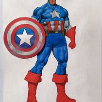 Mi Proyecto del curso: Ilustración de personajes en acrílico. Traditional illustration, Character Design, Painting, Comic, Acr, and lic Painting project by david.carrasco.alonso.123 - 10.17.2021