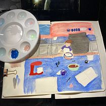 My project in Exploratory Sketchbook: Find Your Drawing Style course. Traditional illustration, Sketching, Creativit, Drawing, Watercolor Painting, Sketchbook, and Gouache Painting project by Katy - 10.17.2021