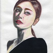 My project in Watercolor Portrait from a Photo course. Traditional illustration, Watercolor Painting, and Portrait Drawing project by Frank Z - 10.16.2021