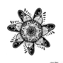 My project in The Art of Mandala Drawing: Create Geometric Patterns course. Drawing & Ink Illustration project by Carina Kramer - 10.17.2021