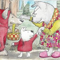 My project in Narrative Techniques for Illustrated Stories course. Traditional illustration, Watercolor Painting, Stor, telling, Stor, board, Children's Illustration, and Narrative project by Tina Fraughton - 10.29.2021