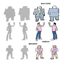 Mi Proyecto del curso: Introducción al diseño de personajes para animación y videojuegos. Un projet de Illustration traditionnelle, Animation, Conception de personnages, Jeux vidéo , et Conception de jeux vidéo de Cesar Passel - 18.10.2021