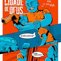 Meu projeto do curso: Ilustração City of God. Un projet de Illustration vectorielle, Conception d'affiches et Illustration numérique de Gerson Assis - 26.09.2021