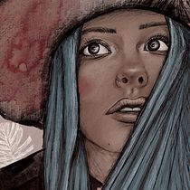 Mi Proyecto del curso: Retrato ilustrado con Procreate. Ilustração tradicional, Ilustração vetorial, Ilustração digital, e Desenho de retrato projeto de Maria De La Guia Cencerrado - 18.10.2021