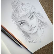 My project in Portrait Sketchbooking: Explore the Human Face course. Projekt z dziedziny Sketching,  R, sunek, Portret,  R, sunek art, st, czn i Sketchbook użytkownika Tal Kalman - 14.10.2021