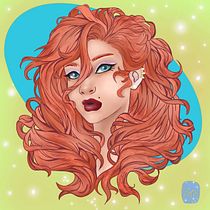 Il mio progetto del corso: Ritratto di personaggi femminili con Procreate. Projekt z dziedziny Trad, c, jna ilustracja, Ilustracja c, frowa, R, sunek c i frow użytkownika danielecampisi - 18.10.2021