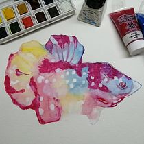 Mi Proyecto del curso: Técnicas experimentales de acuarela para principiantes . Traditional illustration, Fine Arts, Watercolor Painting, and Naturalistic Illustration project by Monica Ruiz - 10.18.2021
