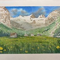 My project in Natural Landscapes in Watercolor course. Projekt z dziedziny  Sztuki piękne,  Malarstwo i Malowanie akwarelą użytkownika Erica Berta - 18.10.2021