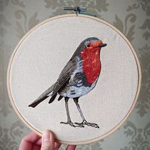 Mi Proyecto del curso: Pintar con hilo: técnicas de ilustración textil. Bordado e Ilustração tradicional projeto de Karin Ruiz - 18.10.2021