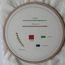 Meu projeto do curso: Bordado em fotografias sobre tela. Embroider project by Camilo Marques - 10.19.2021