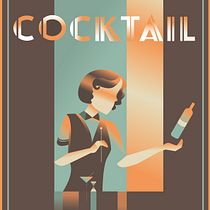 My project in Art Deco Style for Digital Illustration course. Traditional illustration, Fine Arts, Poster Design, and Digital Illustration project by histassie - 10.18.2021