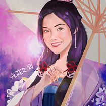 Kimono Project. Un projet de Illustration traditionnelle, Illustration numérique , et Peinture numérique de Brian Aljer Coballes - 19.10.2021