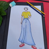 Meu projeto do curso: Ilustração de croqui de moda. Een project van Traditionele illustratie,  Schetsen,  Modeontwerp y Digitale tekening van loch.fab - 18.10.2021