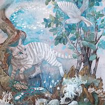 My project in Illustrating Nature: A Creative Exploration course. Traditional illustration, Painting, Drawing, Watercolor Painting, Ink Illustration, and Naturalistic Illustration project by Mish Pašková - 10.19.2021