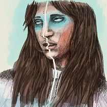 Mi Proyecto del curso: Retrato ilustrado con Procreate. Ilustração tradicional, Ilustração vetorial, Ilustração digital, e Desenho de retrato projeto de Oscar Mantilla - 20.10.2021