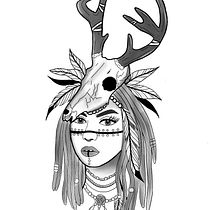 Mon projet du cours : Conception et illustration numérique de tatouages avec Procreate. Traditional illustration, Graphic Design, Digital Illustration, Tattoo Design, and Digital Drawing project by ehla - 10.20.2021