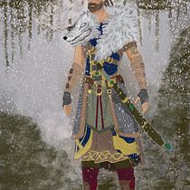 "Lone Nomad" Ein Projekt aus dem Bereich Design von Figuren, Traditionelle Illustration und Digitale Illustration von Kanja Pang - 20.10.2021