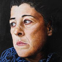 Meu projeto do curso: Retrato realista a óleo: detalhes e expressão. Un proyecto de Bellas Artes, Pintura y Pintura al óleo de Flávia Leitão - 20.10.2021