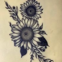 Mi Proyecto del curso: Tatuaje botánico con puntillismo. Un progetto di Design di tatuaggi, Illustrazione tradizionale e Illustrazione botanica di Luis Uriel Victoria López - 20.10.2021