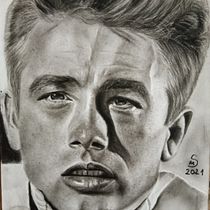 My project in Artistic Charcoal Portraiture: Creating Atmosphere course. Ilustração tradicional, Artes plásticas, Desenho, Desenho de retrato, Desenho realista, e Desenho artístico projeto de Mĺadèn Stojaňovśki - 20.10.2021