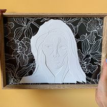 Mi Proyecto del curso: Retratos 3D con capas de papel. Artesanato, Artes plásticas, e Papercraft projeto de milagrospastorafernandez - 21.10.2021