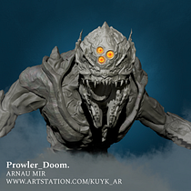 Prowler_Doom.. 3D, 3D Modeling, Video Games, Concept Art, and 3D Character Design project by Arnau Mir - 10.21.2021