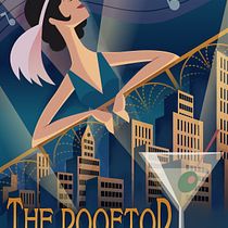 My project in Art Deco Style for Digital Illustration course. Un proyecto de Ilustración tradicional, Bellas Artes, Diseño de carteles e Ilustración digital de Francesca Cecioni - 21.10.2021