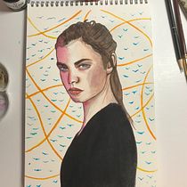 Mi Proyecto del curso: Retrato en acuarela a partir de una fotografía. Traditional illustration, Watercolor Painting, and Portrait Drawing project by Esperanza López Pérez - 10.22.2021