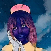 Meu projeto do curso: Retrato digital no Photoshop com um toque de fantasia. Traditional illustration, Drawing, Digital Illustration, Portrait Drawing, Digital Drawing, and Digital Painting project by Julia Silva - 10.22.2021