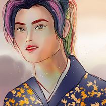 Meu projeto do curso: Retrato digital no Photoshop com um toque de fantasia. Traditional illustration, Drawing, Digital Illustration, Portrait Drawing, Digital Drawing, and Digital Painting project by Ana Correia - 10.23.2021